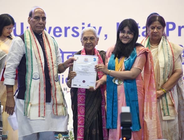 केजीएमयू के 22वें दीक्षांत समारोह में 1707 विद्यार्थियों को दी गईं उपाधियां