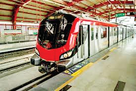 लखनऊ मेट्रो। लखनऊ मेट्रो।