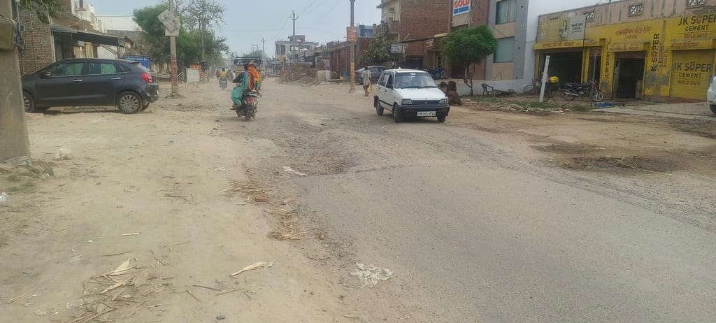 बदहाल पूंडरी मार्ग। संवाद बदहाल पूंडरी मार्ग। संवाद