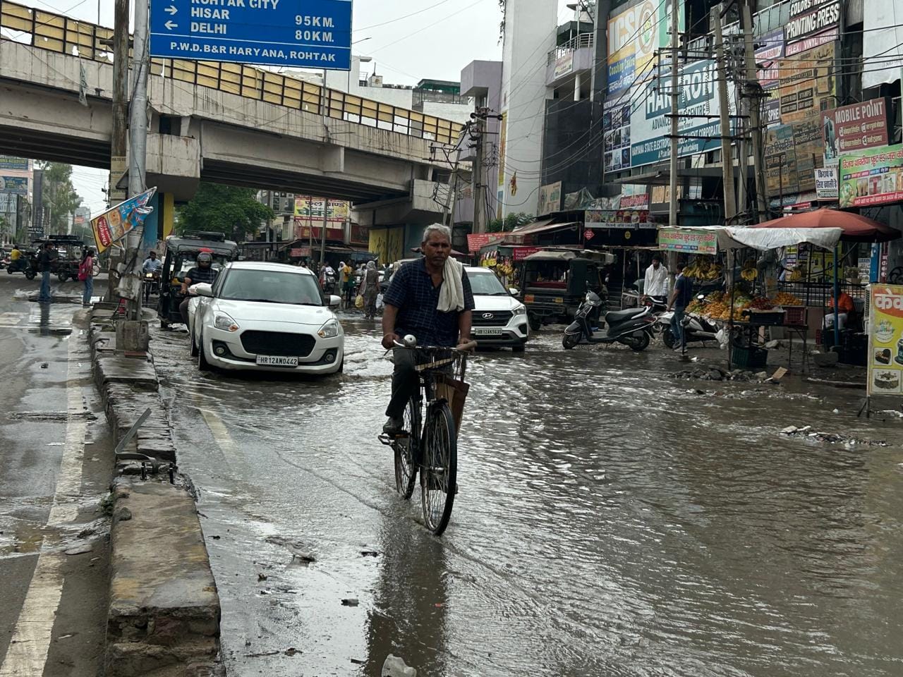 31 गांव बोेहर में हुआ जलभराव। स्रोत: ग्रामीण
