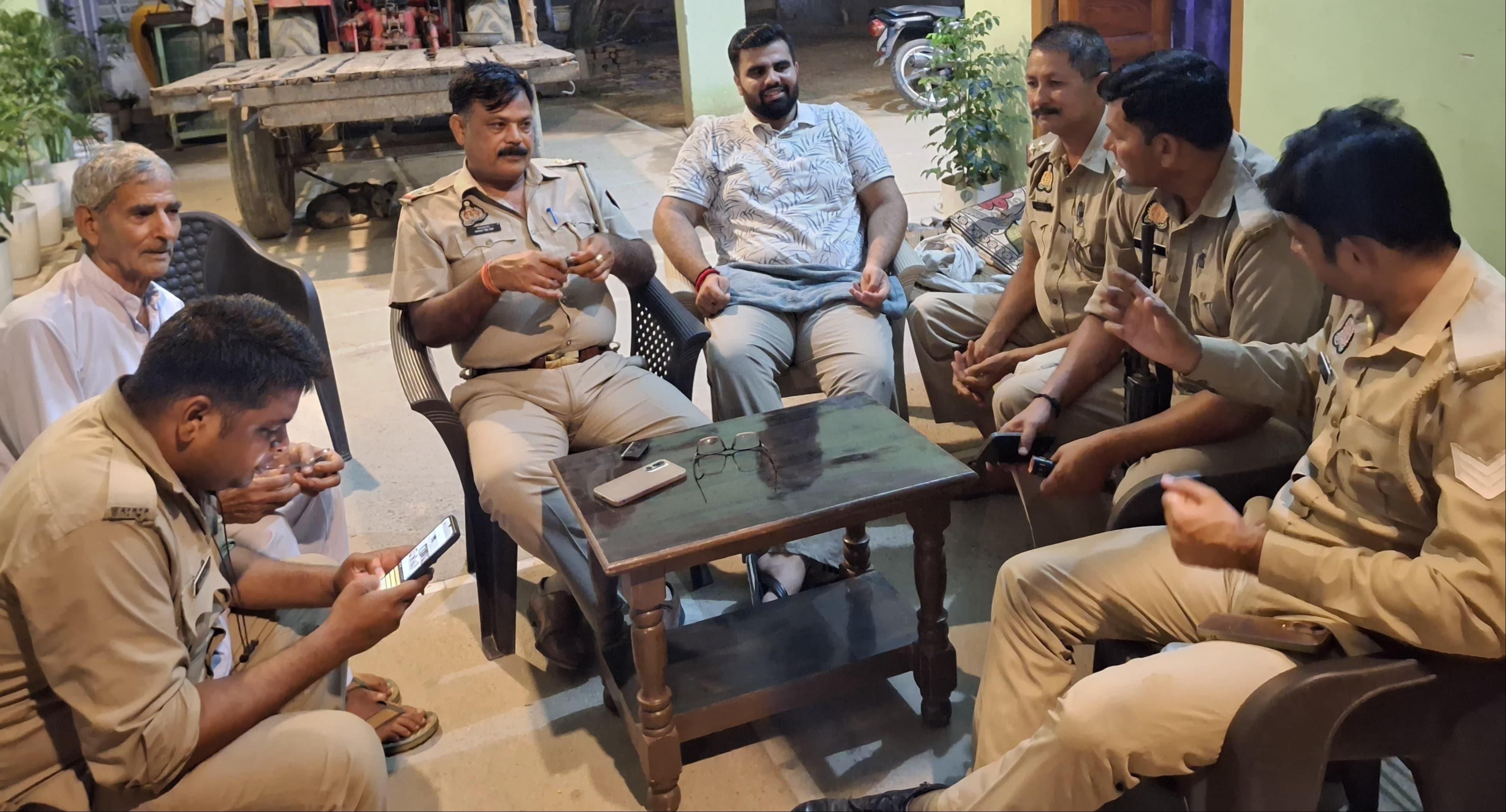 हाउस अरेस्ट किए गए भारतीय किसान यूनियन (महात्मा टिकैत) के युवा जिलाध्यक्ष राहुल चौधरी । भाकियू