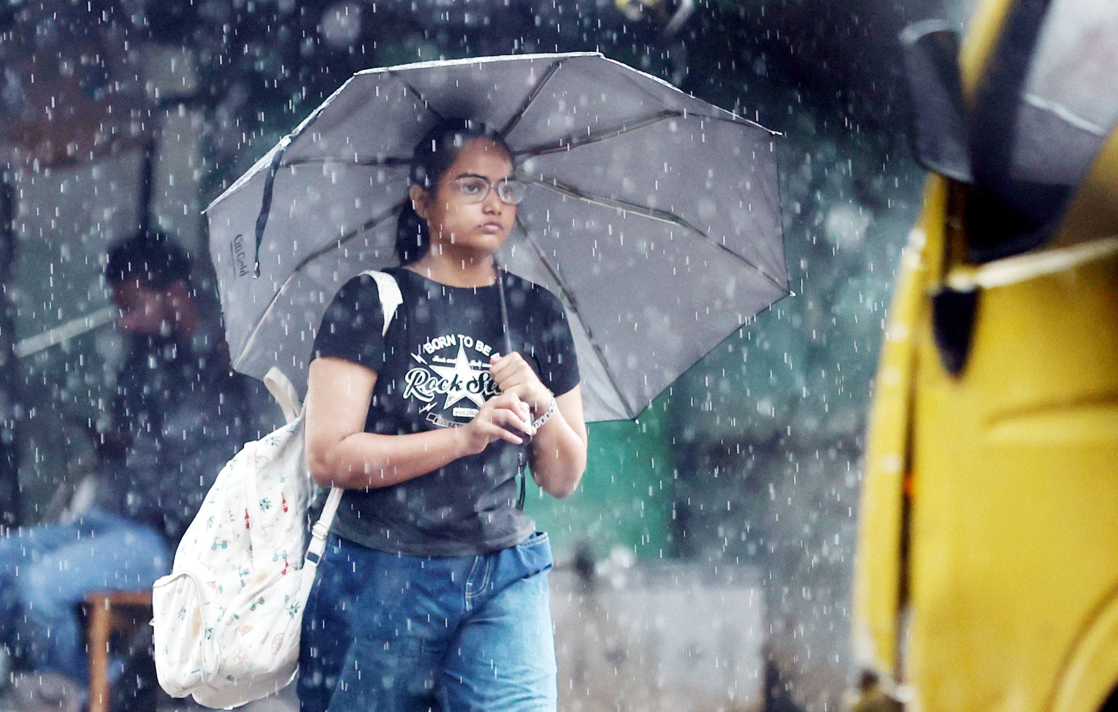 बृहस्पतिवार को राजधानी में बारिश का नजारा। बृहस्पतिवार को राजधानी में बारिश का नजारा।