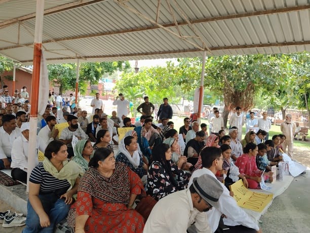 मांगों को लेकर प्रदर्शन करते विभिन्न संगठन। स्रोत : संगठन