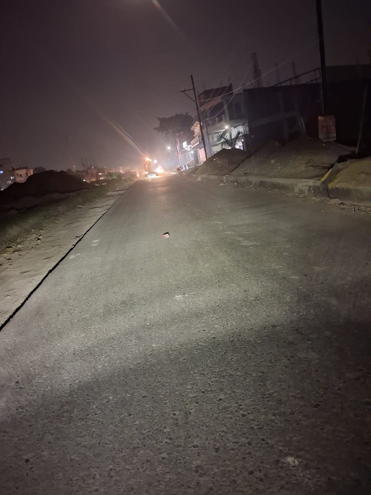 बघौच मोड़ पर तैनात होमगार्ड।संवाद