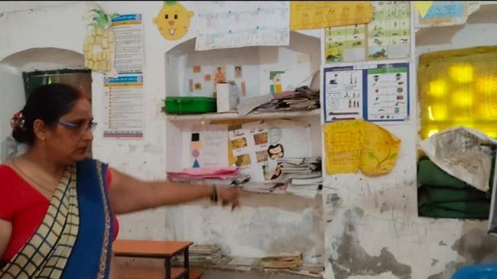 स्कूलों में झाड़ियां और कबाड़, सांप देख स्कूल का कमरा बंद स्कूलों में झाड़ियां और कबाड़, सांप देख स्कूल का कमरा बंद