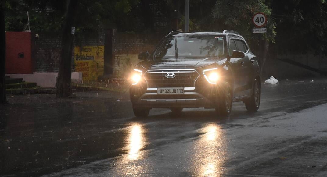 राजधानी में सोमवार को कई इलाकों में बारिश हुई। 
