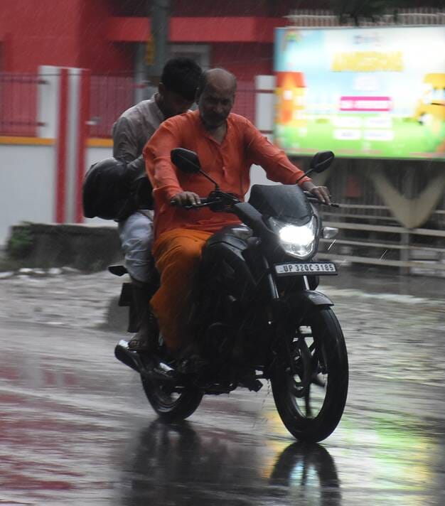 राजधानी में सोमवार को कई इलाकों में बारिश हुई। 