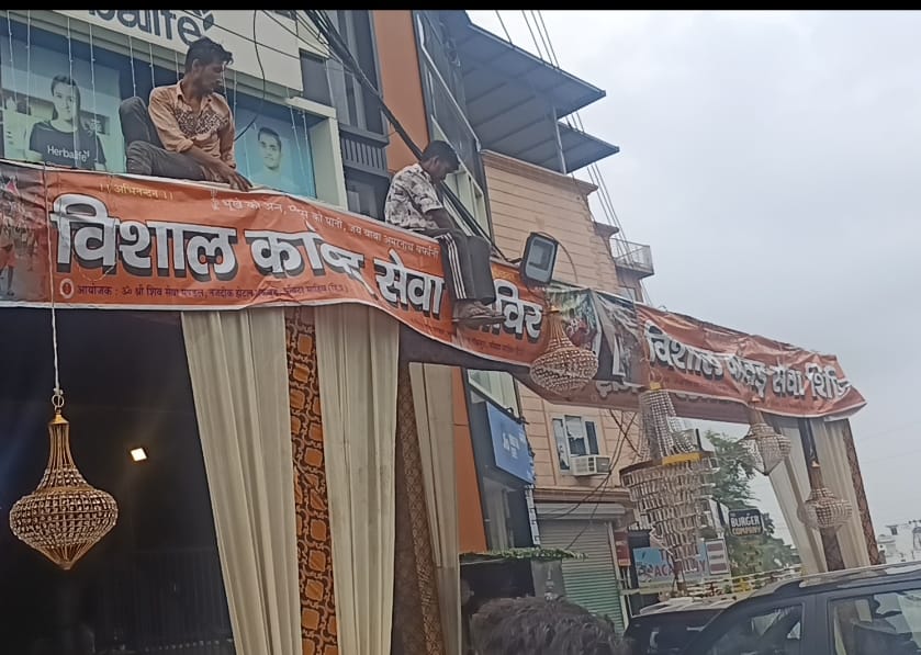 पांवटा साहिब के महादेव चौक बाता पुल से तूफानी डाक कांवड़ दल सोनीपत को बाया हथनीकुंड होकर जाने क