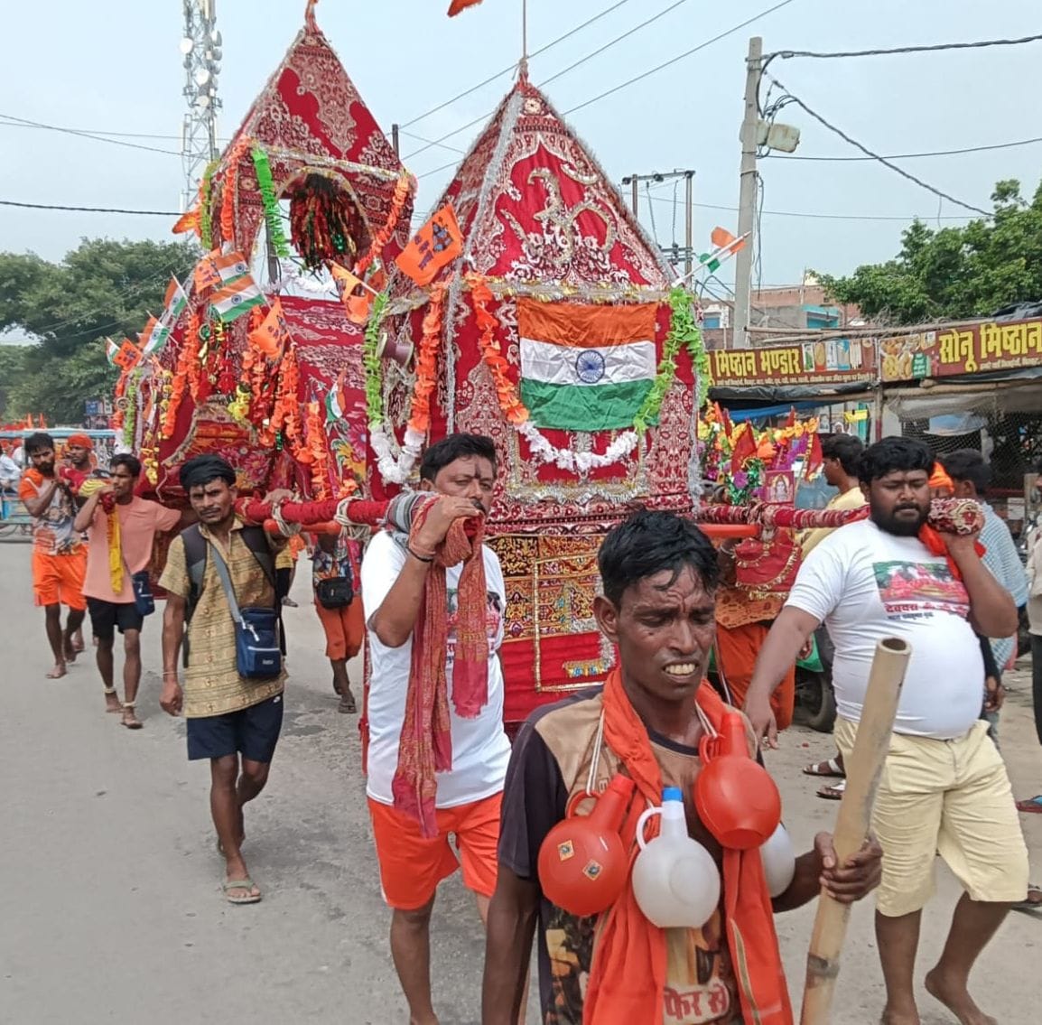 सात सगे भाई बरेली जल लेकर जाते हुए। संवाद सात सगे भाई बरेली जल लेकर जाते हुए। संवाद