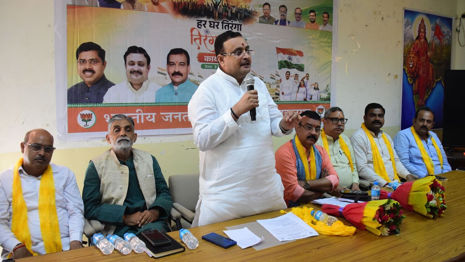 भाजपा ने हर घर तिरंगा अभियान को जनभागीदारी बनाने पर दिया जोर