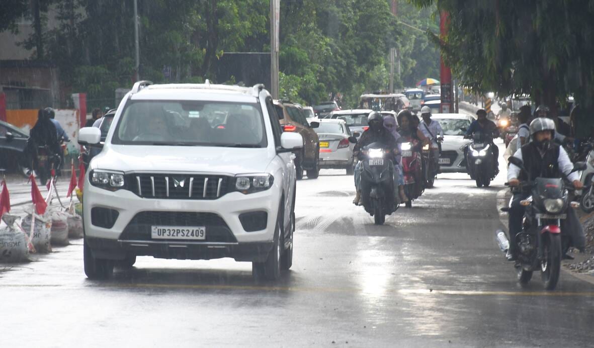 बुधवार को भी राजधानी में बारिश हुई। बुधवार को भी राजधानी में बारिश हुई।