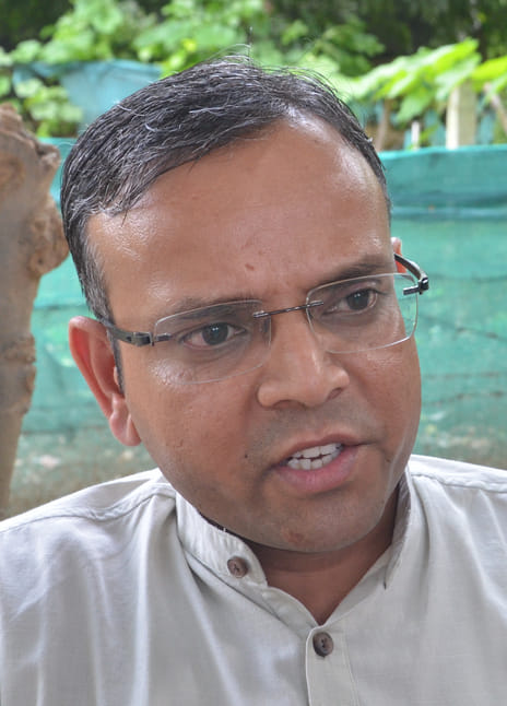 ग्रेटर नोएडा के सेक्टर ओमीक्रॉन तीन में अमर उजाला द्वारा आयोजित संवाद कार्यक्रम में सेक्टर की स