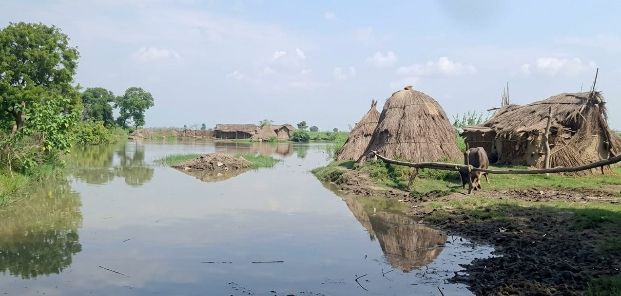 फोटो 47 - मूंझखेड़ा में स्कूली छात्र छात्राओं के साथ बाढ़ का जायजा लेने जाते सपा के राष्ट्रीय प फोटो 47 - मूंझखेड़ा में स्कूली छात्र छात्राओं के साथ बाढ़ का जायजा लेने जाते सपा के राष्ट्रीय प