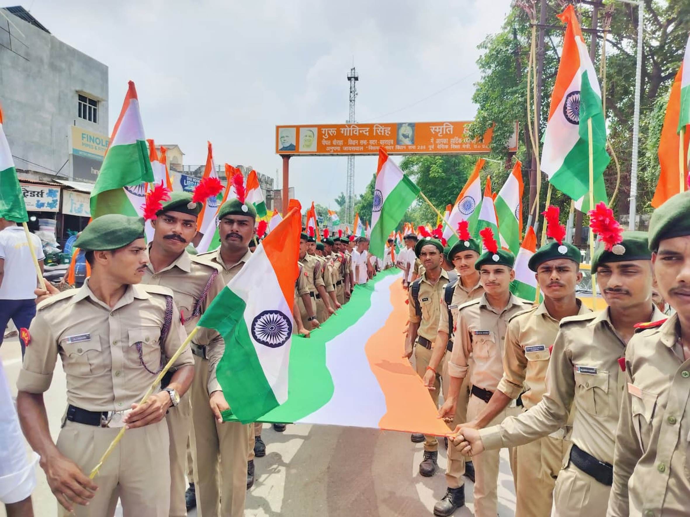 जिलेभर में निकाली गईं तिरंगा यात्राएं। जिलेभर में निकाली गईं तिरंगा यात्राएं।