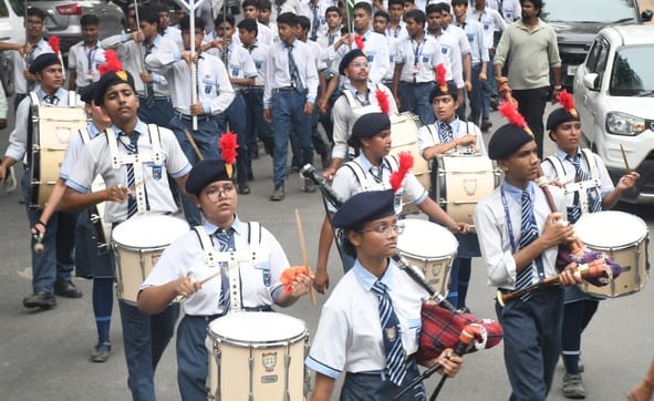 रिहर्सल में दिखा 15 अगस्त वाला जोश