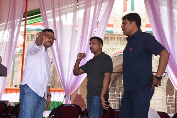 रिहर्सल में दिखा 15 अगस्त वाला जोश