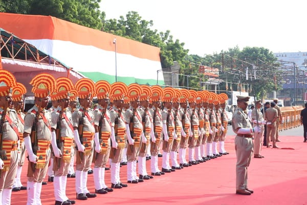 रिहर्सल में दिखा 15 अगस्त वाला जोश
