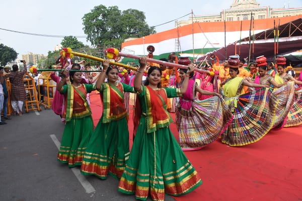 रिहर्सल में दिखा 15 अगस्त वाला जोश