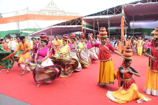 रिहर्सल में दिखा 15 अगस्त वाला जोश