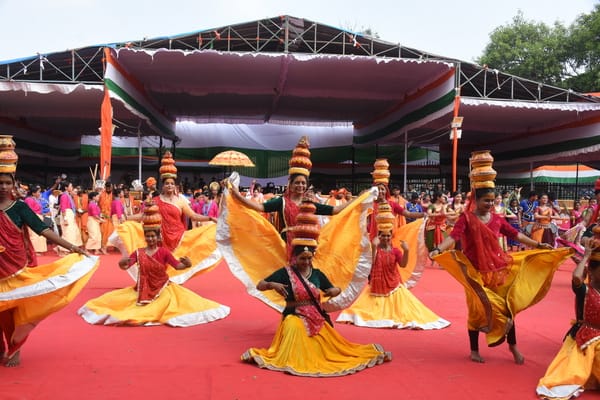 रिहर्सल में दिखा 15 अगस्त वाला जोश