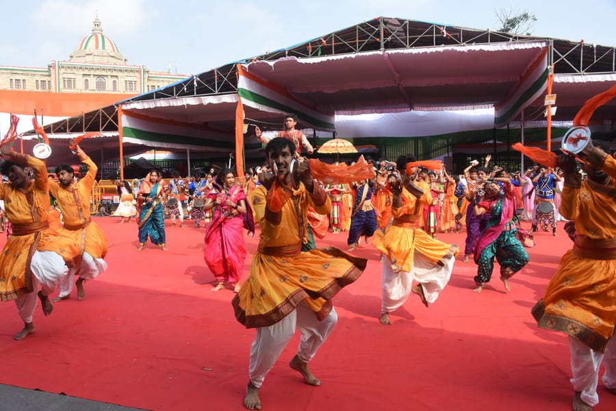 रिहर्सल में दिखा 15 अगस्त वाला जोश