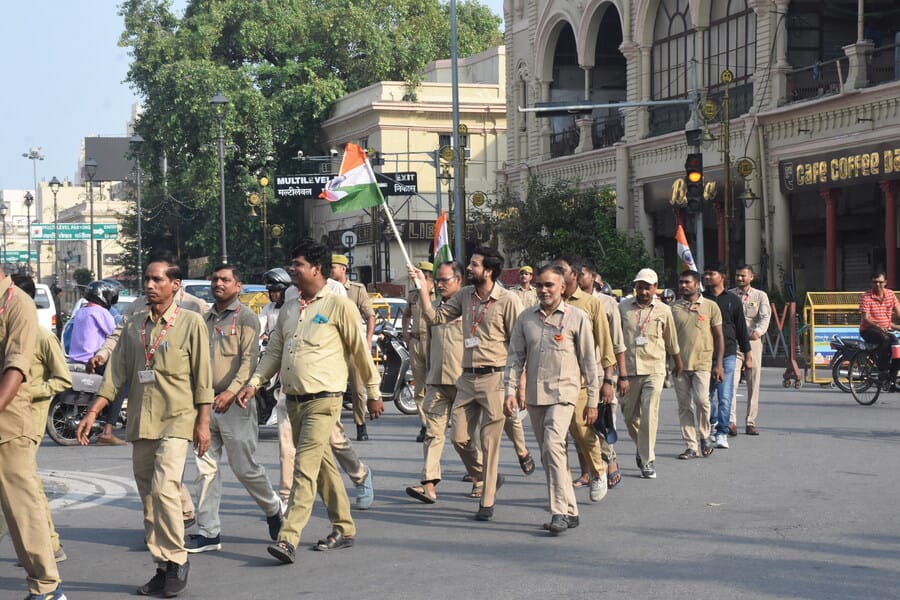 रिहर्सल में दिखा 15 अगस्त वाला जोश