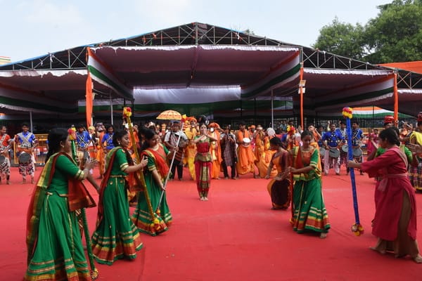 रिहर्सल में दिखा 15 अगस्त वाला जोश