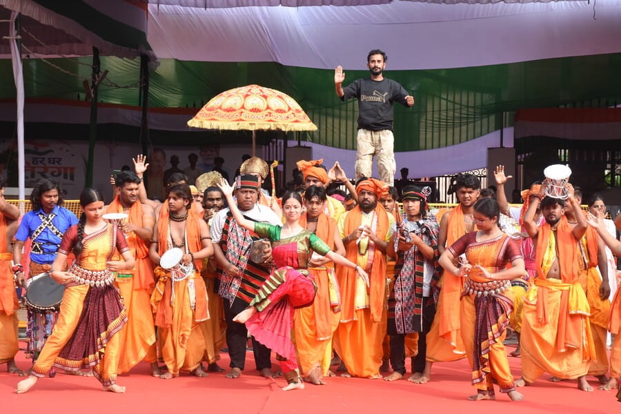 रिहर्सल में दिखा 15 अगस्त वाला जोश