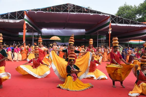 रिहर्सल में दिखा 15 अगस्त वाला जोश