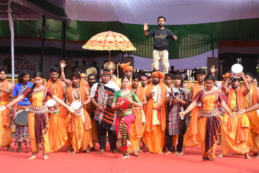 रिहर्सल में दिखा 15 अगस्त वाला जोश