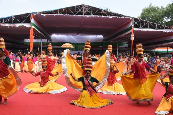रिहर्सल में दिखा 15 अगस्त वाला जोश