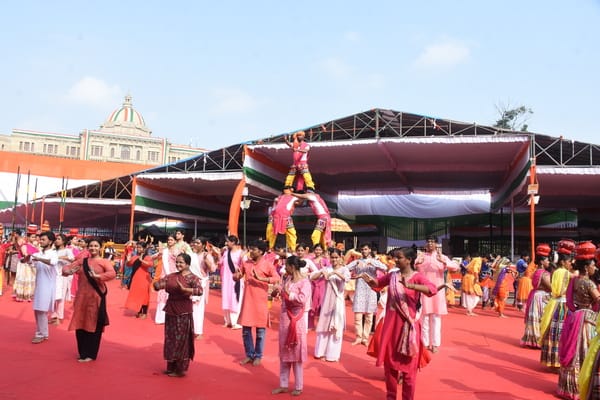 रिहर्सल में दिखा 15 अगस्त वाला जोश