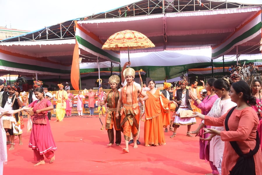 रिहर्सल में दिखा 15 अगस्त वाला जोश