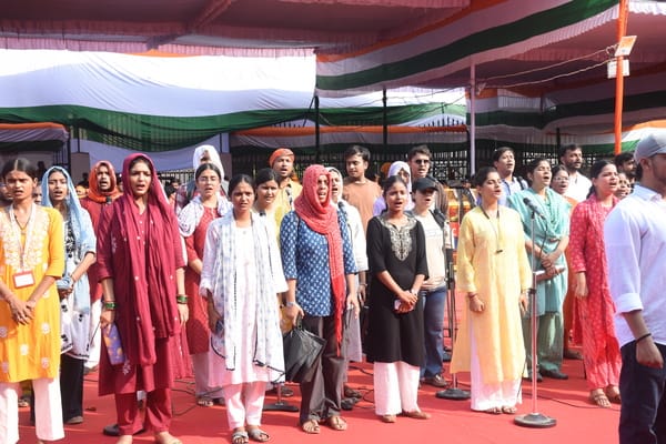 रिहर्सल में दिखा 15 अगस्त वाला जोश