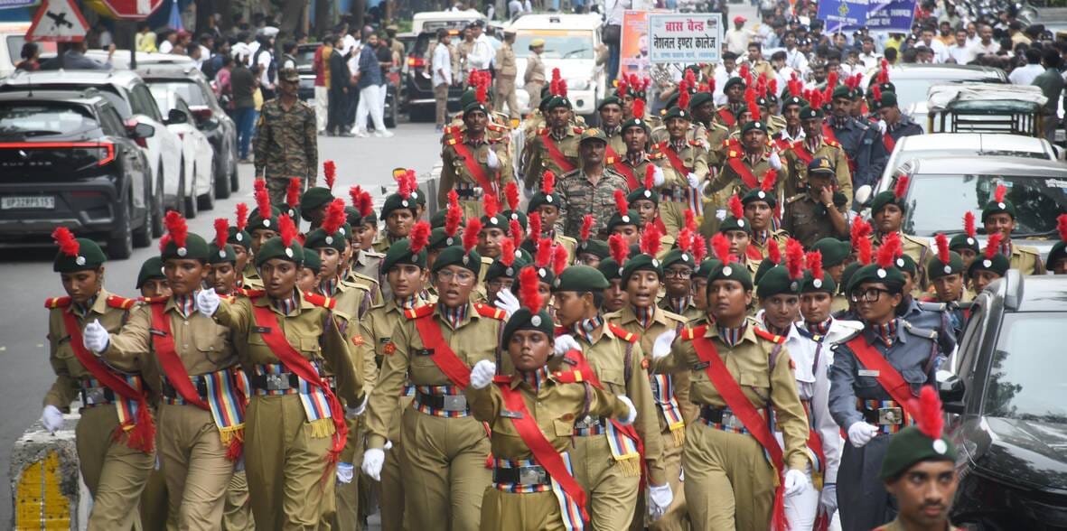 रिहर्सल में दिखा 15 अगस्त वाला जोश