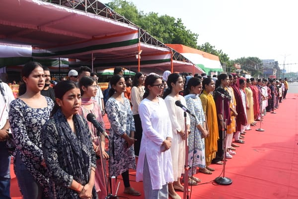रिहर्सल में दिखा 15 अगस्त वाला जोश