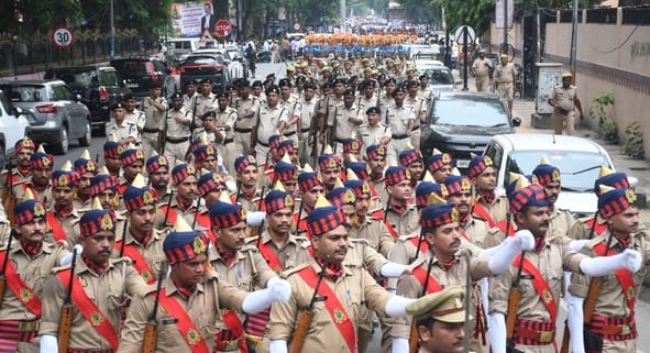 रिहर्सल में दिखा 15 अगस्त वाला जोश