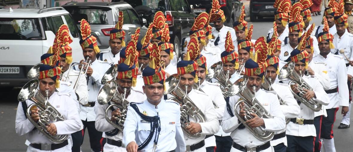 रिहर्सल में दिखा 15 अगस्त वाला जोश