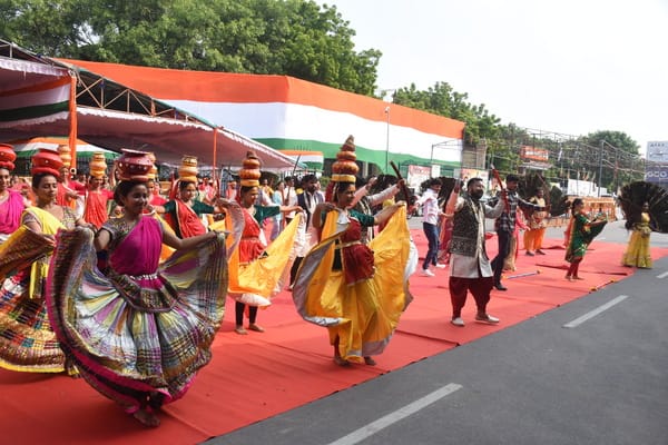 रिहर्सल में दिखा 15 अगस्त वाला जोश