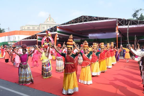 रिहर्सल में दिखा 15 अगस्त वाला जोश