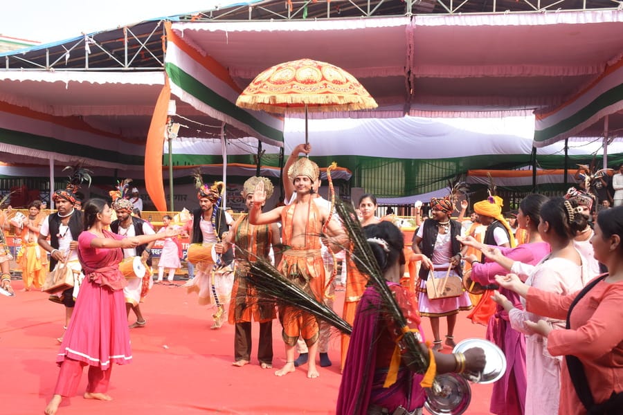 रिहर्सल में दिखा 15 अगस्त वाला जोश