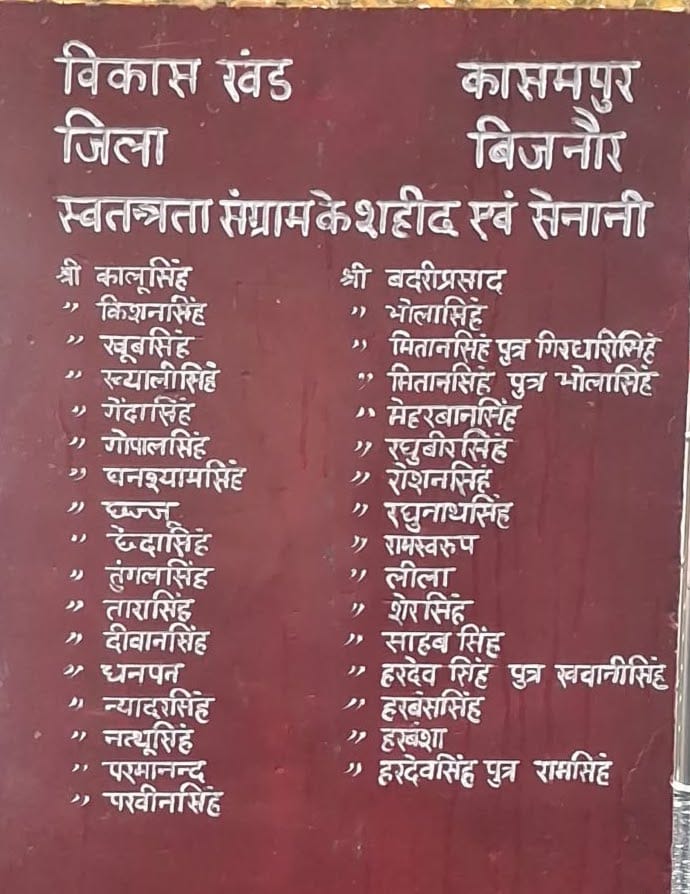 अफजलगढ़ के स्वतंत्रता सेनानी छेदा सिंह का फाइल फोटो। अफजलगढ़ के स्वतंत्रता सेनानी छेदा सिंह का फाइल फोटो।