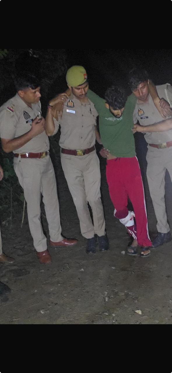 बिजनौर बाइक लूट में पकड़ा गया आरोपी मनीष स्रोत पुलिस