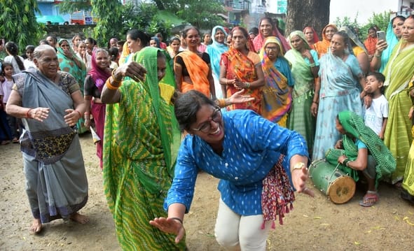 ऐतिहासिक महिला कुश्ती हापा में अनुभव और हौसले का दम देखने को मिला