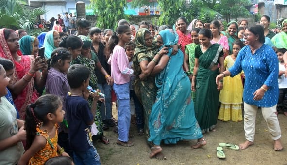ऐतिहासिक महिला कुश्ती हापा में अनुभव और हौसले का दम देखने को मिला