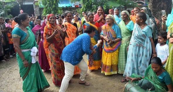 ऐतिहासिक महिला कुश्ती हापा में अनुभव और हौसले का दम देखने को मिला