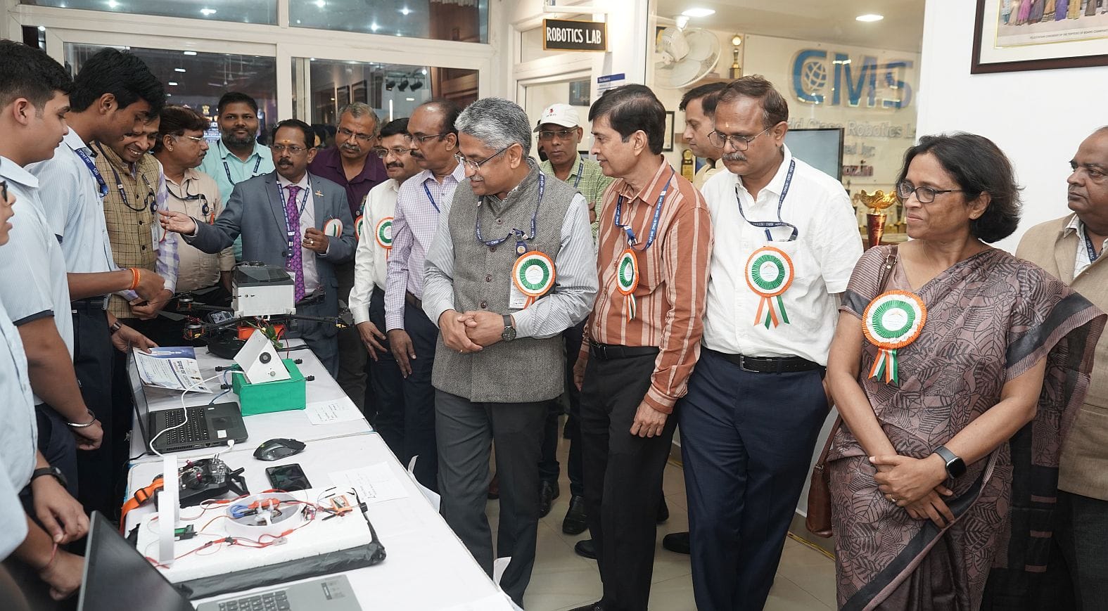 सीएमएस गोमतीनगर में मंगलवार को राष्ट्रीय अंतरिक्ष दिवस समारोह आयोजित हुआ। 