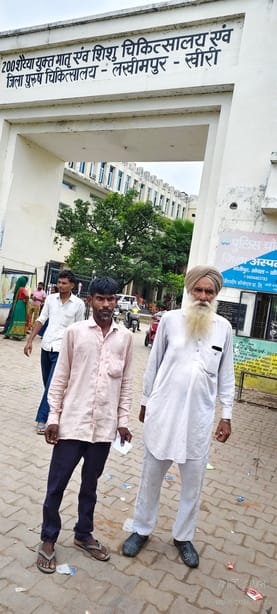 अस्पताल के अर्थों वार्ड में भर्ती सचिन। संवाद