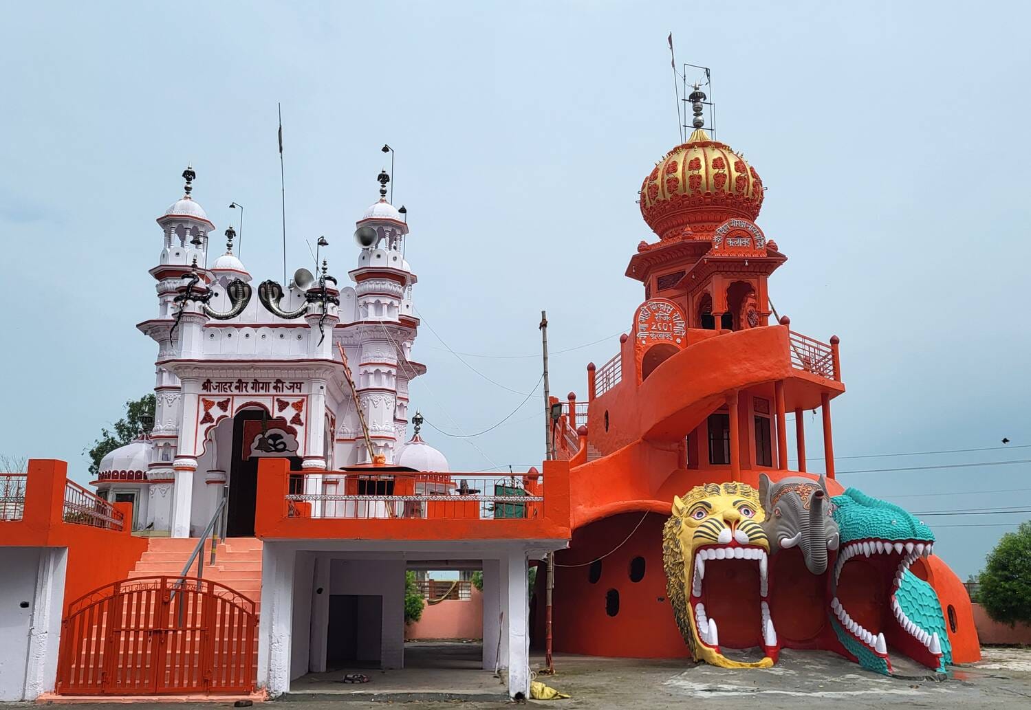 कलावड़ गांव में 60 फीट उंचा पवित्र निशान । फाइल फोटो