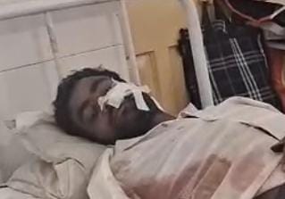 गोली लगने से घायल महिला रजनी। संवाद